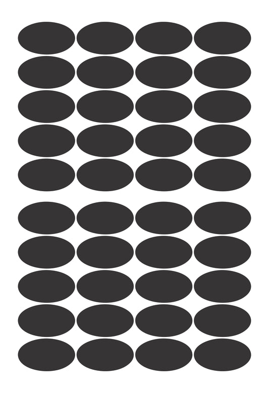 iberry's 108 pieces Waterproof Vinyl Stickers for Mason Jars Glass Bottle, Decals Craft, Kitchen Jar (Paper, 7 cm x 4 cm, Black, 108 Piece) -(11)