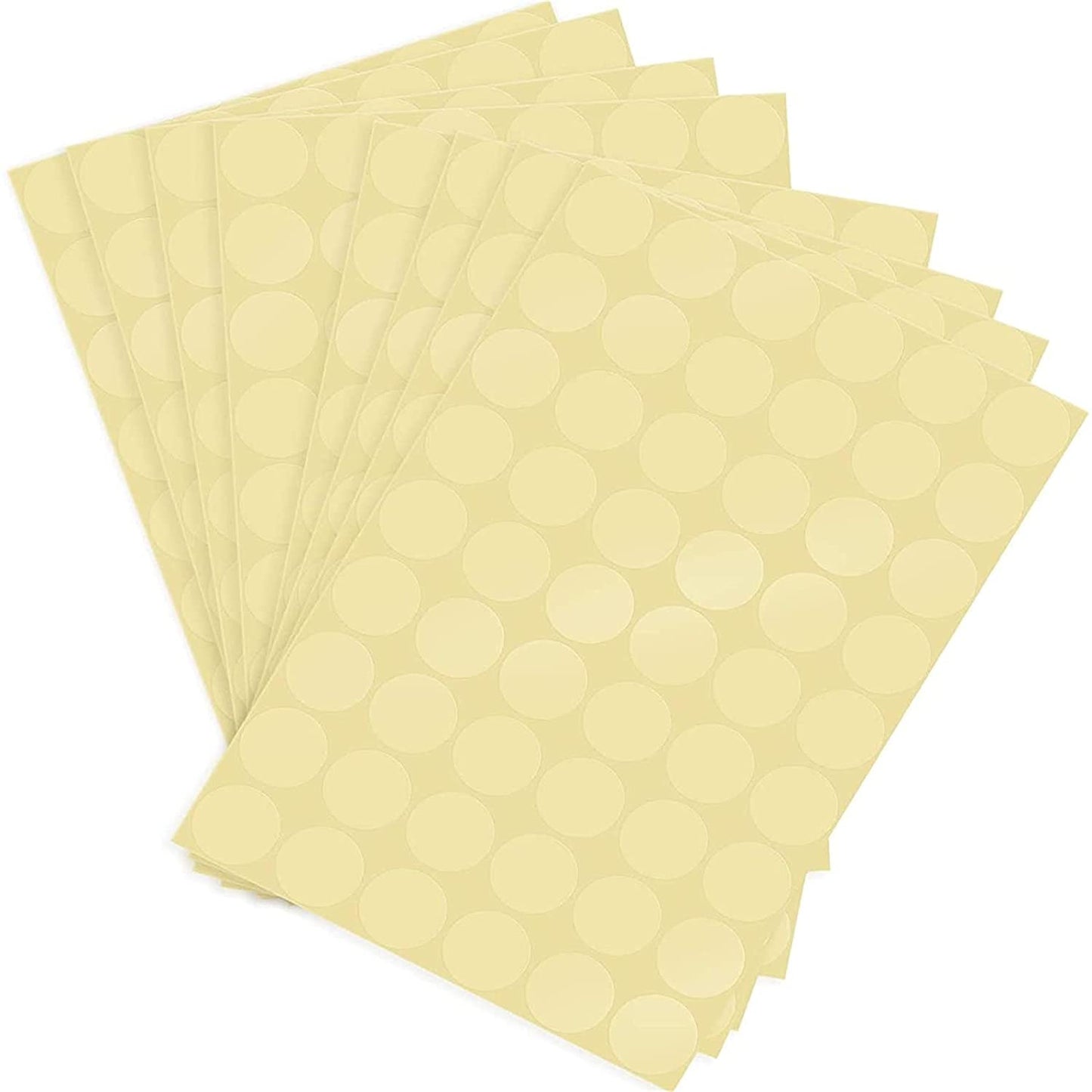 iberry's 1 inch Diameter Transparent Stickers|Transparent Stickers to Seal Boxes and Envelopes|Stickers for Order Packing