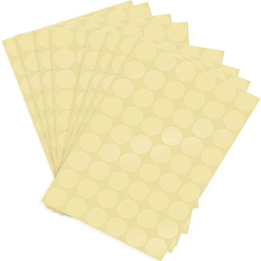 iberry's 1 inch Diameter Transparent Stickers|Transparent Stickers to Seal Boxes and Envelopes|Stickers for Order Packing