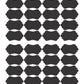 iberry's 108 pieces Waterproof Vinyl Stickers for Mason Jars Glass Bottle, Decals Craft, Kitchen Jar (Paper, 7 cm x 4 cm, Black, 108 Piece) -(12)