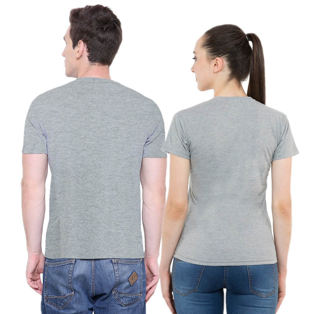 I am yours no refunds Matching Couple Tshirt for Men & Women Cotton Printed Regular Fit Tshirts- (Set of 2)-135
