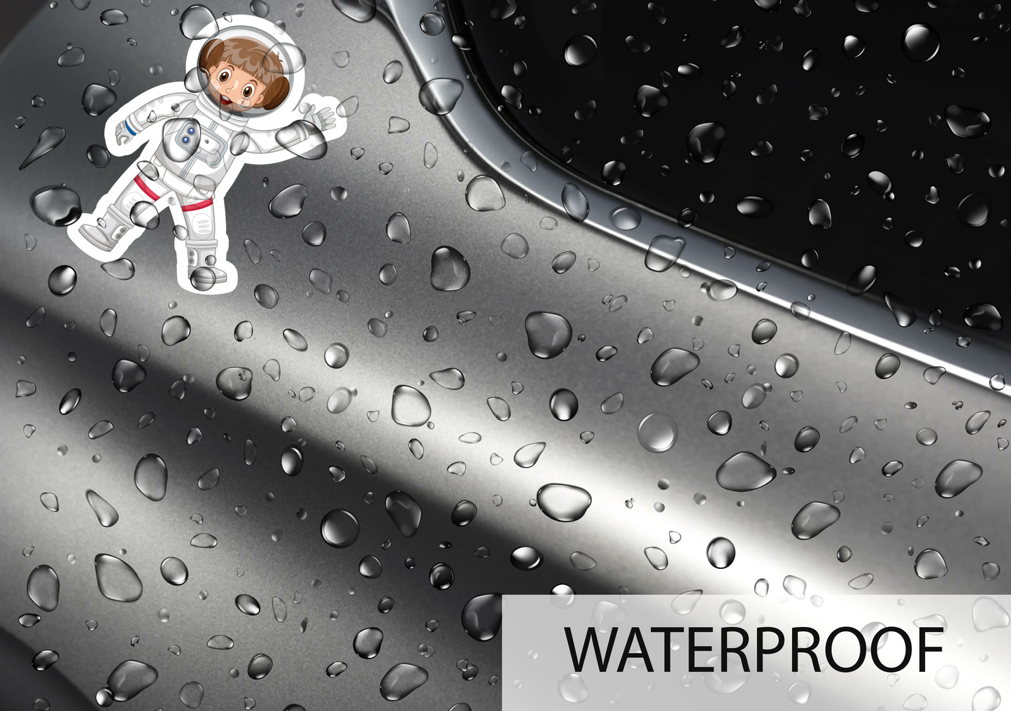 iberry's 50 pcs Stickers for Laptop Mobile Phones Computer Bicycle Luggage Scrapbooks Gadgets Waterproof Stickers,Space Themed Sticker, Laptop Sticker-Set of 50 Stickers -(05)