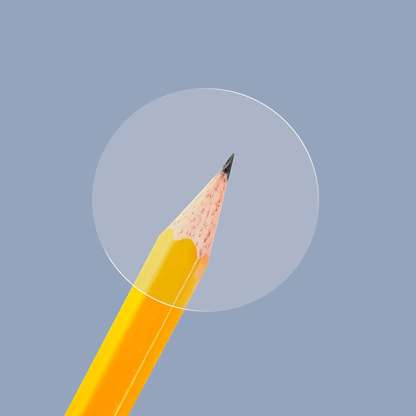 iberry's 1 inch Diameter Transparent Stickers|Transparent Stickers to Seal Boxes and Envelopes|Stickers for Order Packing