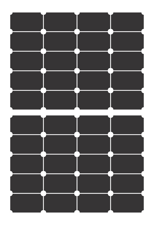 iberry's 108 pieces Waterproof Vinyl Stickers for Mason Jars Glass Bottle, Decals Craft, Kitchen Jar (Paper, 7 cm x 4 cm, Black, 108 Piece) -(6)