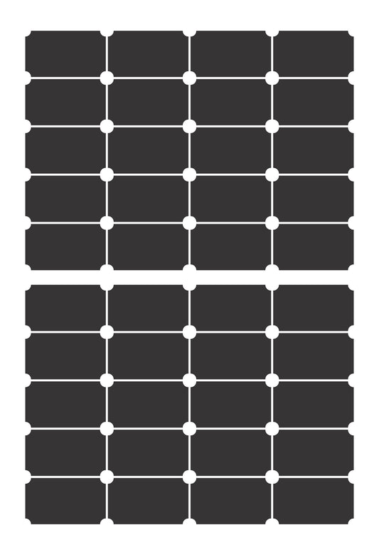 iberry's 108 pieces Waterproof Vinyl Stickers for Mason Jars Glass Bottle, Decals Craft, Kitchen Jar (Paper, 7 cm x 4 cm, Black, 108 Piece) -(6)