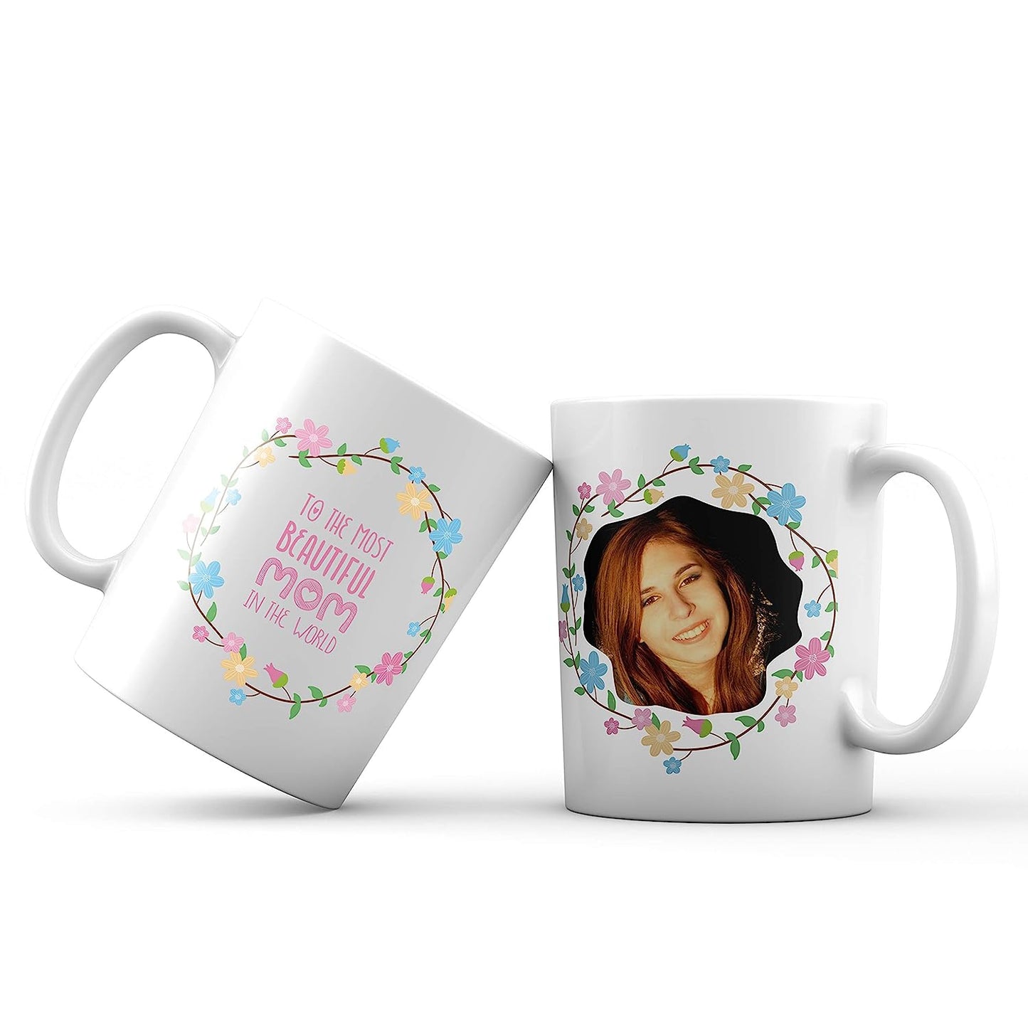 iberry's Customized/ Personalized Photo Coffee Mugs | Gift for mom | mothers day gift | my mom is beautiful - (65)
