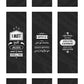 iberry's Printed Paper Bookmarks| Bookmarks for Readers| Gift for Book Lovers| Motivational Quote Bookmarks| Black Book Marks- Set of 9