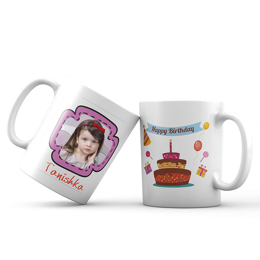 iberry's Customized/ Personalized Photo Coffee Mugs | Birthday gift | customized birthday gift with name & photo  - (68)