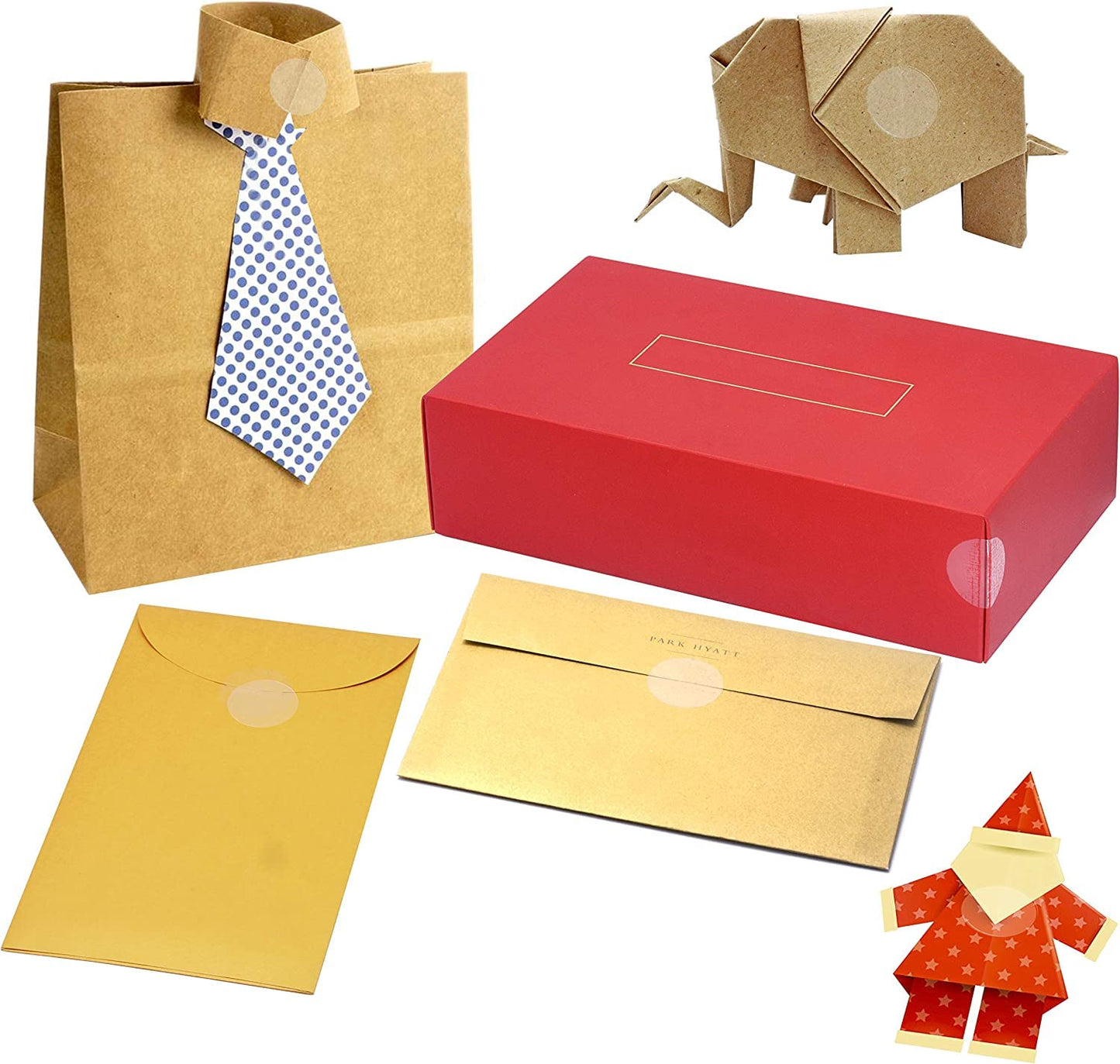 iberry's 1 inch Diameter Transparent Stickers|Transparent Stickers to Seal Boxes and Envelopes|Stickers for Order Packing