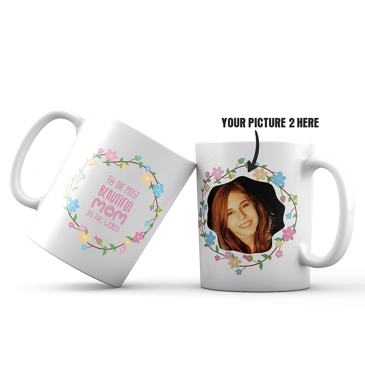 iberry's Customized/ Personalized Photo Coffee Mugs | Gift for mom | mothers day gift | my mom is beautiful - (65)