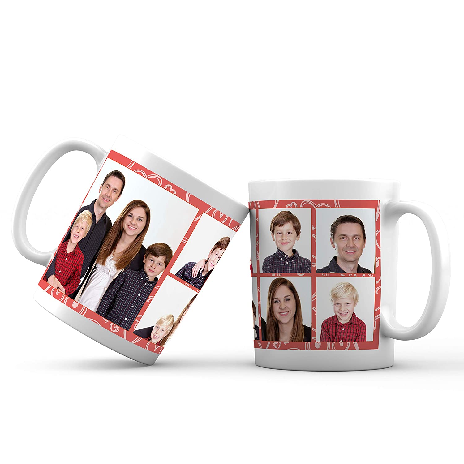 Family Photo Personalized Coffee Mugs