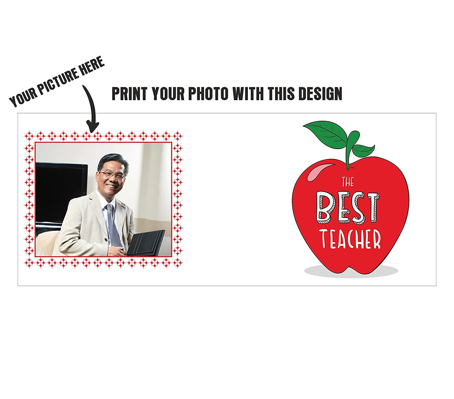 iberry's Customized/ Personalized Photo Coffee Mugs | Personalized mug for Teacher | Best teacher photo mug - (69)