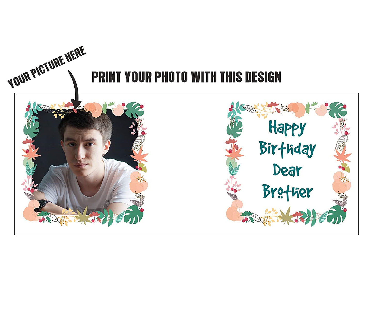 iberry's Customized/ Personalized Photo Coffee Mugs | Birthday customized photo mug| birthday gift photo mug- (70)