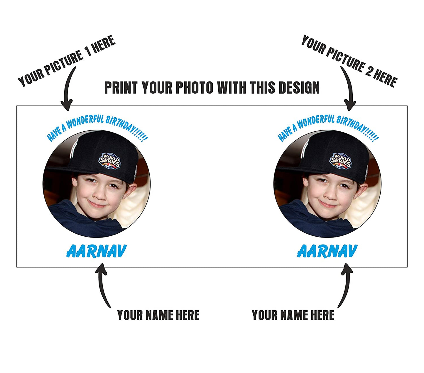 iberry's Customized/ Personalized Photo Coffee Mugs | Name & photo customized mug| Birthday photo name mug - (74)