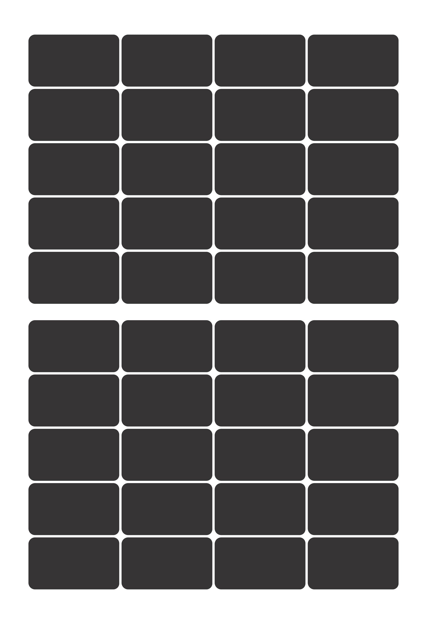 iberry's 108 pieces Waterproof Vinyl Stickers for Mason Jars Glass Bottle, Decals Craft, Kitchen Jar (Paper, 7 cm x 4 cm, Black, 108 Piece) -(9)