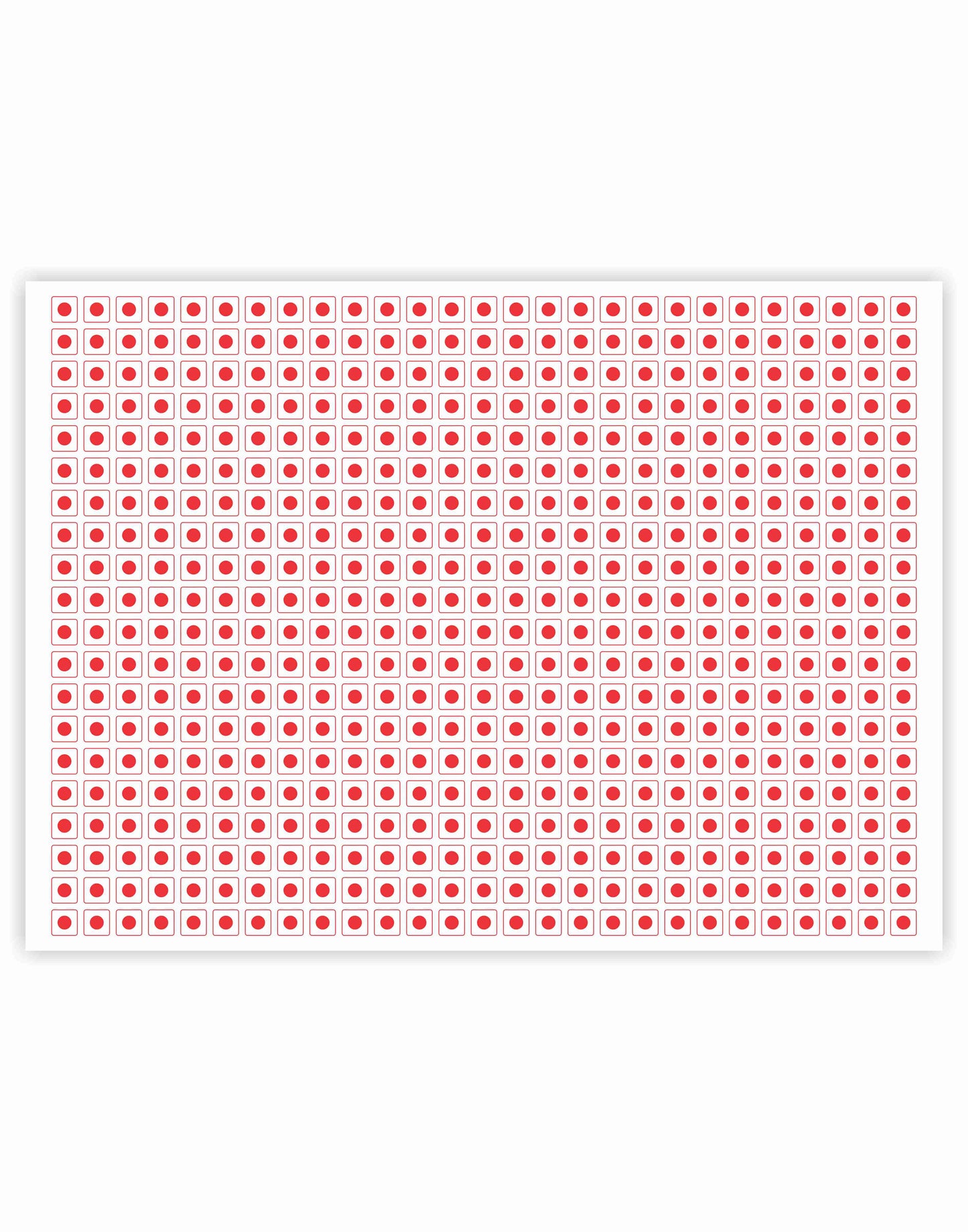 iberry's Self Adhensive 540 Veg Stickers Green & 540 Non Veg Stickers Red for Food Packaging|Size 10 x 10 mm| Food Label Stickers