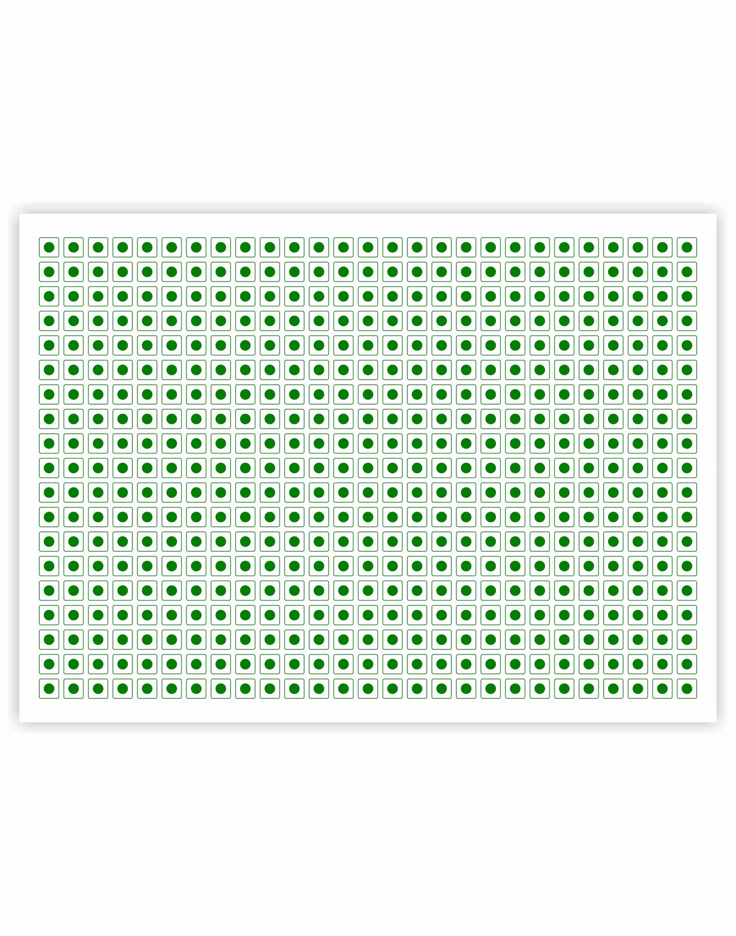 iberry's Self Adhensive 540 Veg Stickers Green & 540 Non Veg Stickers Red for Food Packaging|Size 10 x 10 mm| Food Label Stickers
