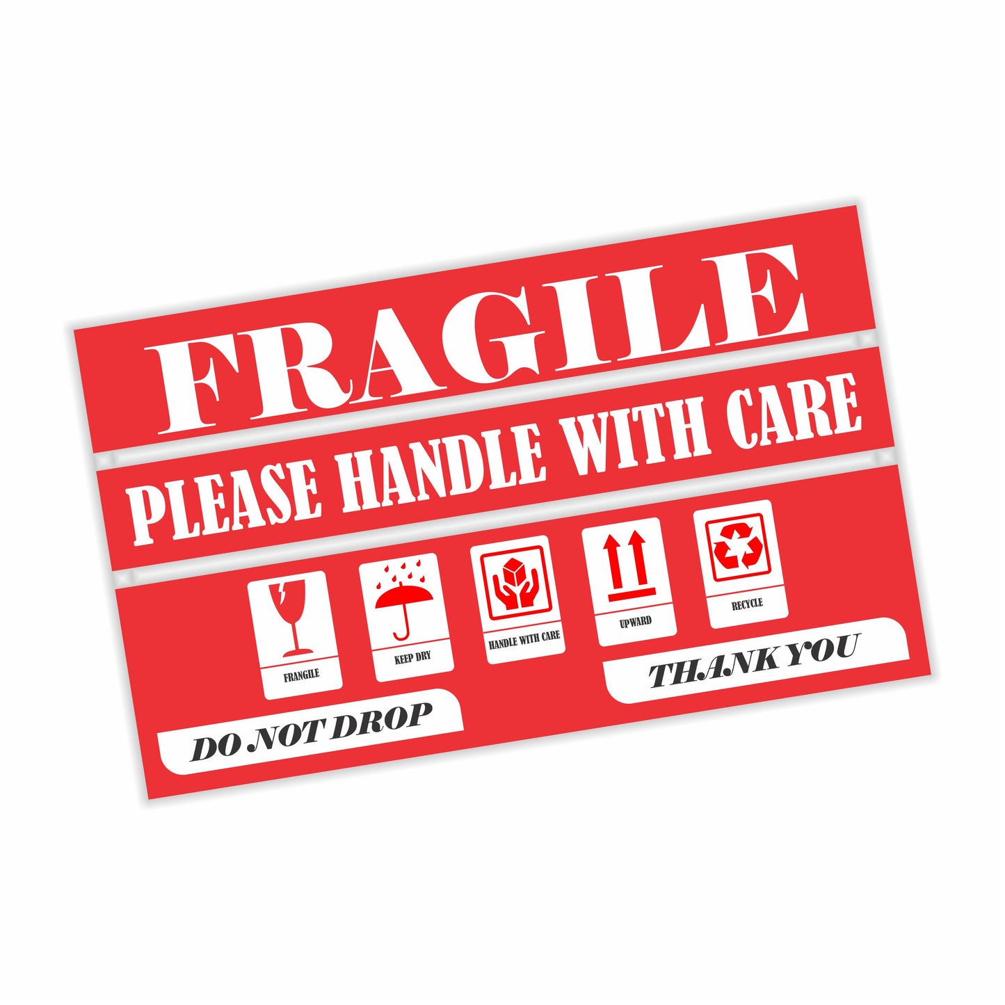 iberry's 3 x 5 inches Fragile Sticker Handle with care Safety Sticker for shipping packaging and movement of goods-01