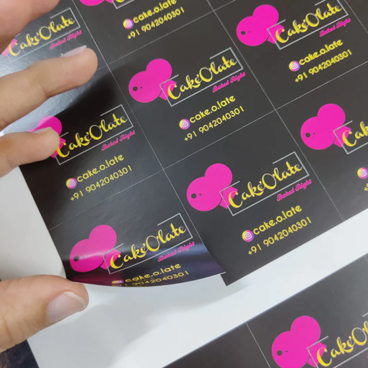 Paper Sticker Square Shaped