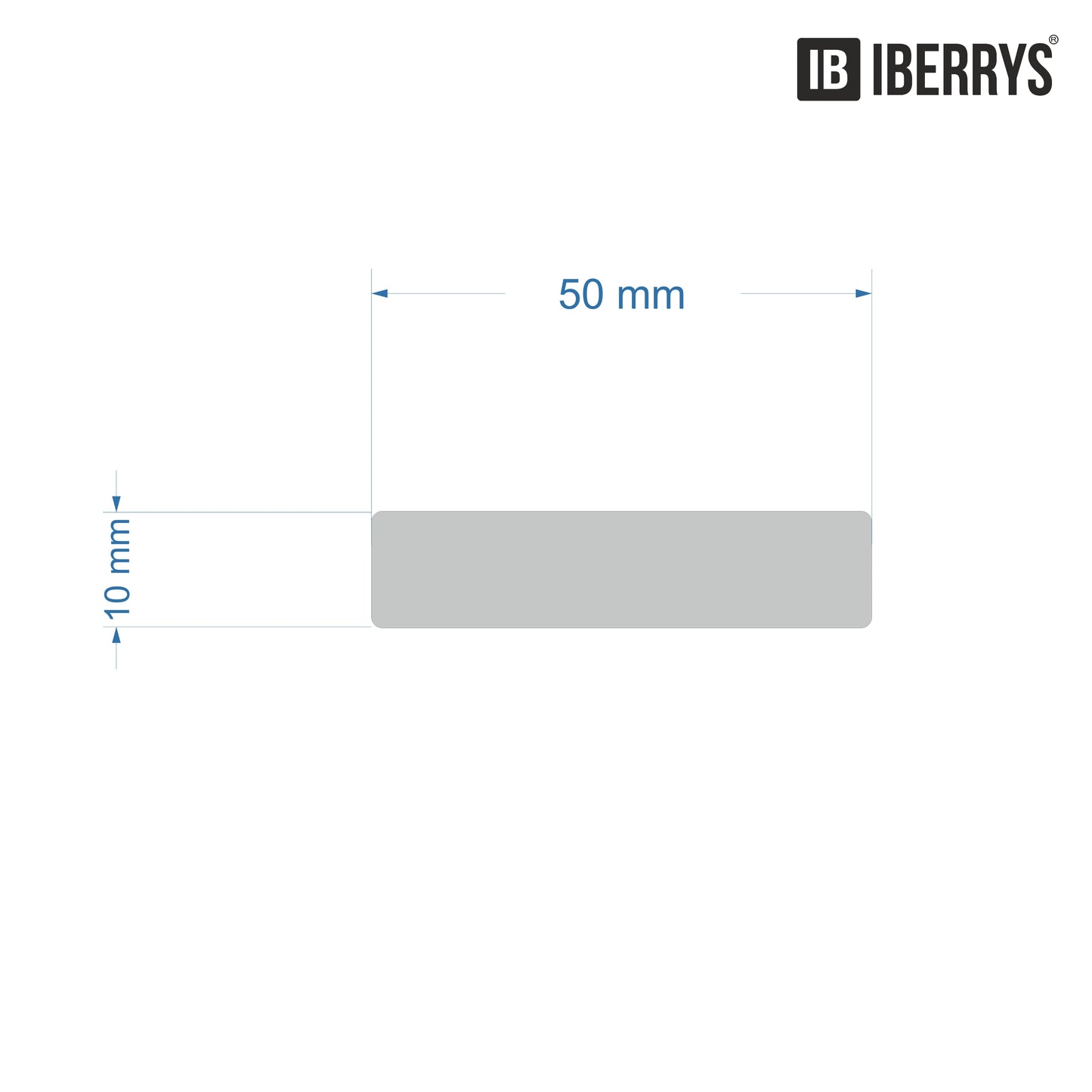 iberry's 50 x 10 mm Scratch Off Label Stickers|Silver Scratch Stickers for Baby Shower, Sale Events, Festival Offers, Sale Offers,Surprising |Rectangle Shape Peel Off Scratch Stickers