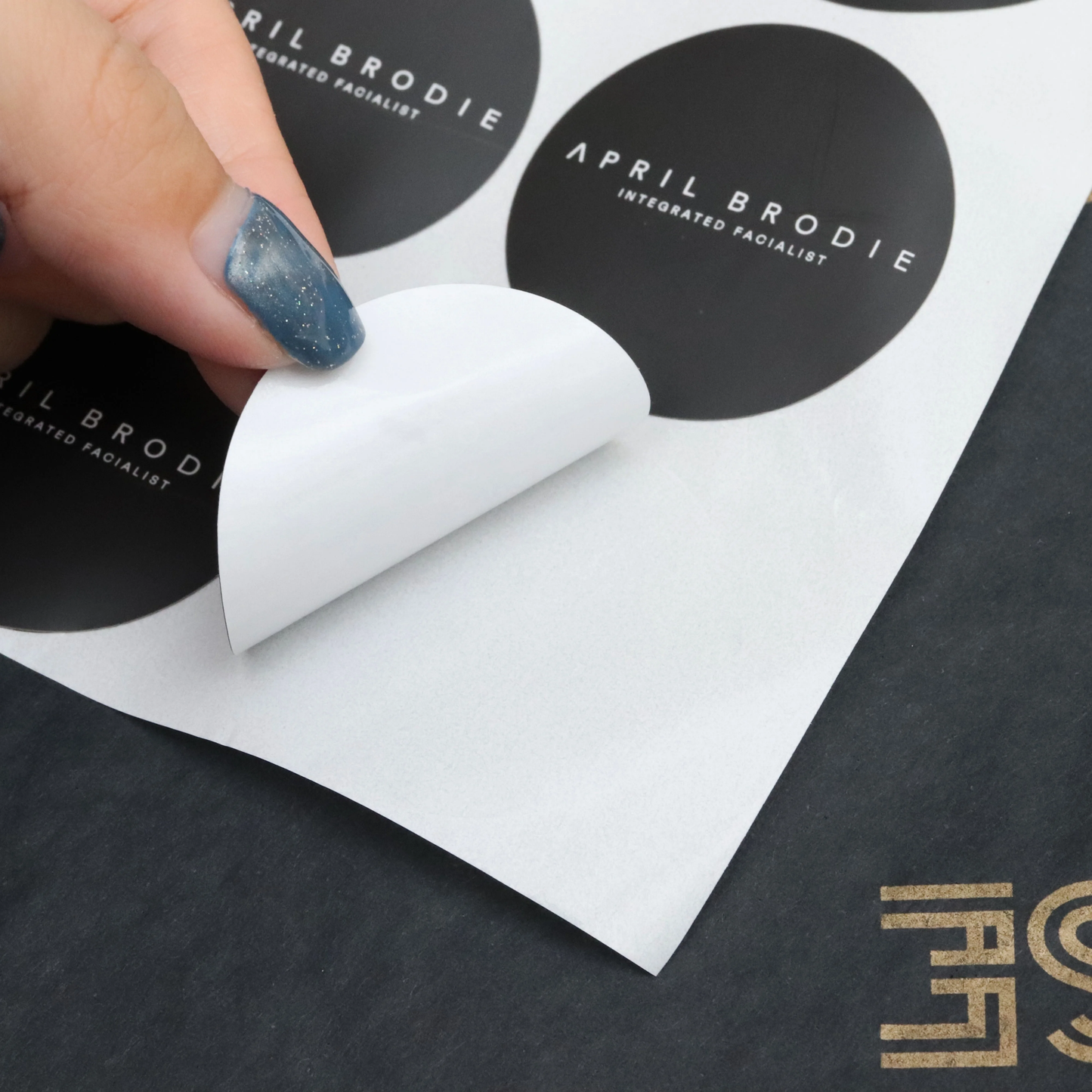 Paper Sticker Round Shaped