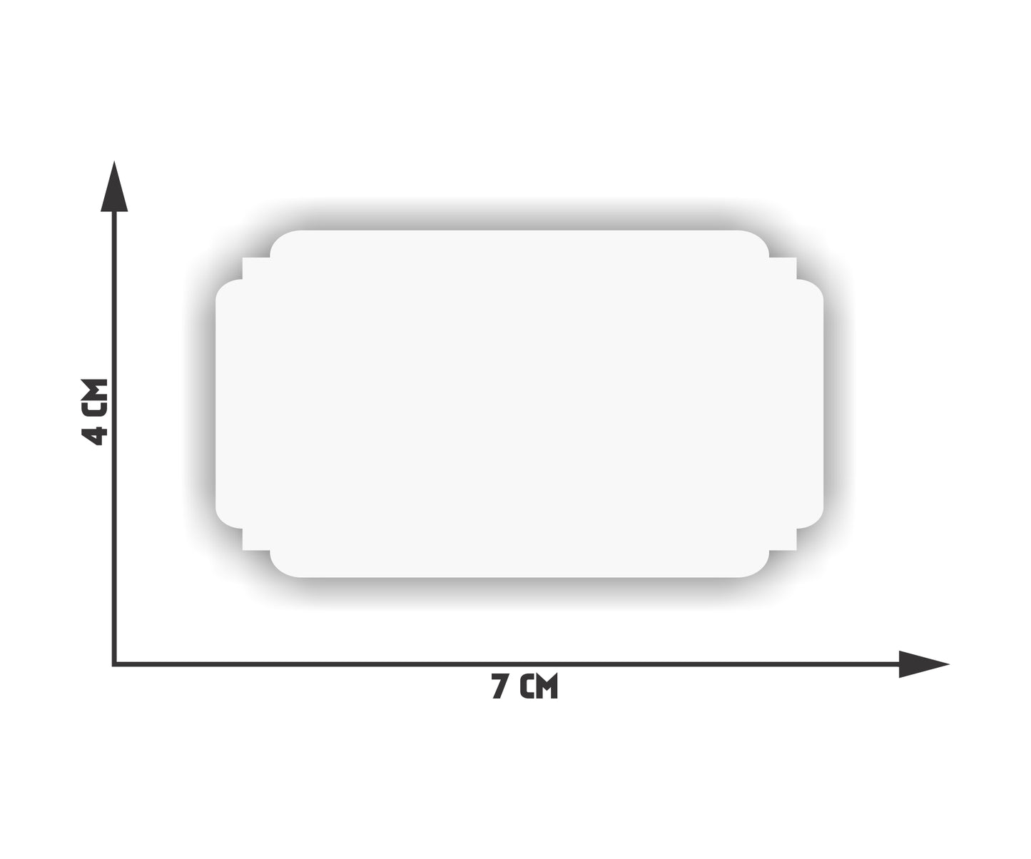 iberry's 108 pieces Waterproof Vinyl Stickers for Mason Jars Glass Bottle, Decals Craft, Kitchen Jar (Paper, 7 cm x 4 cm, White, 108 Piece) (Recty Round & Pointer Edge stickers curly) (3)