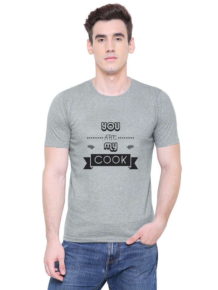 COOK ATM matching Couple T shirts- Grey