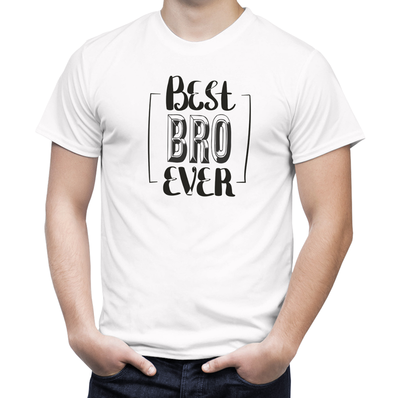Best bro ever-Best sis ever matching Sibling t shirts - white