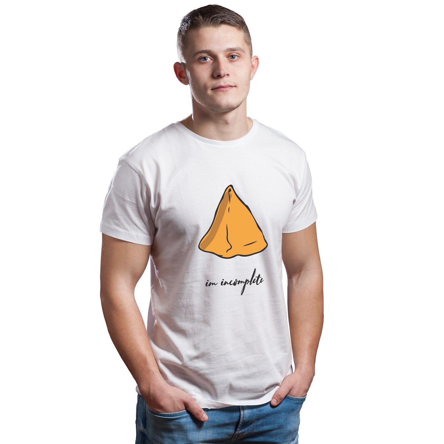 Incomplete without you matching Couple T shirts- white