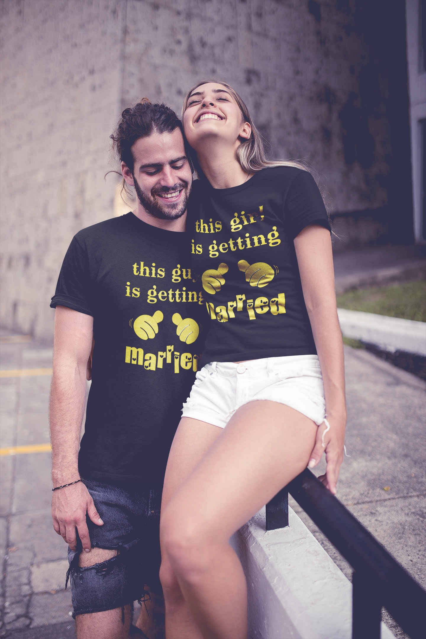 Bride Groom t shirt|wedding tshirts|Couple T shirts- Blackgold 15