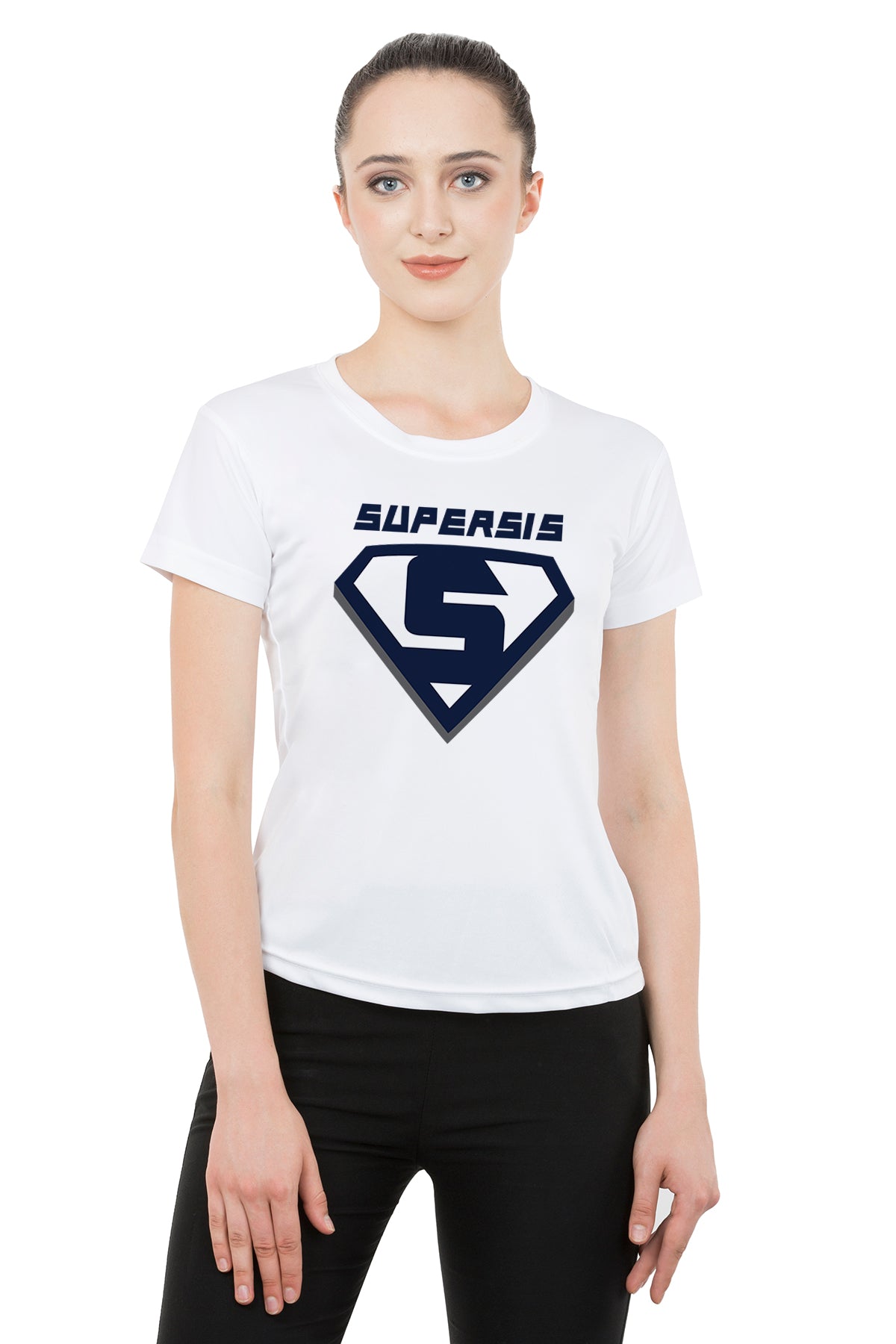 Superbro-Supersis matching Sibling t shirts - white