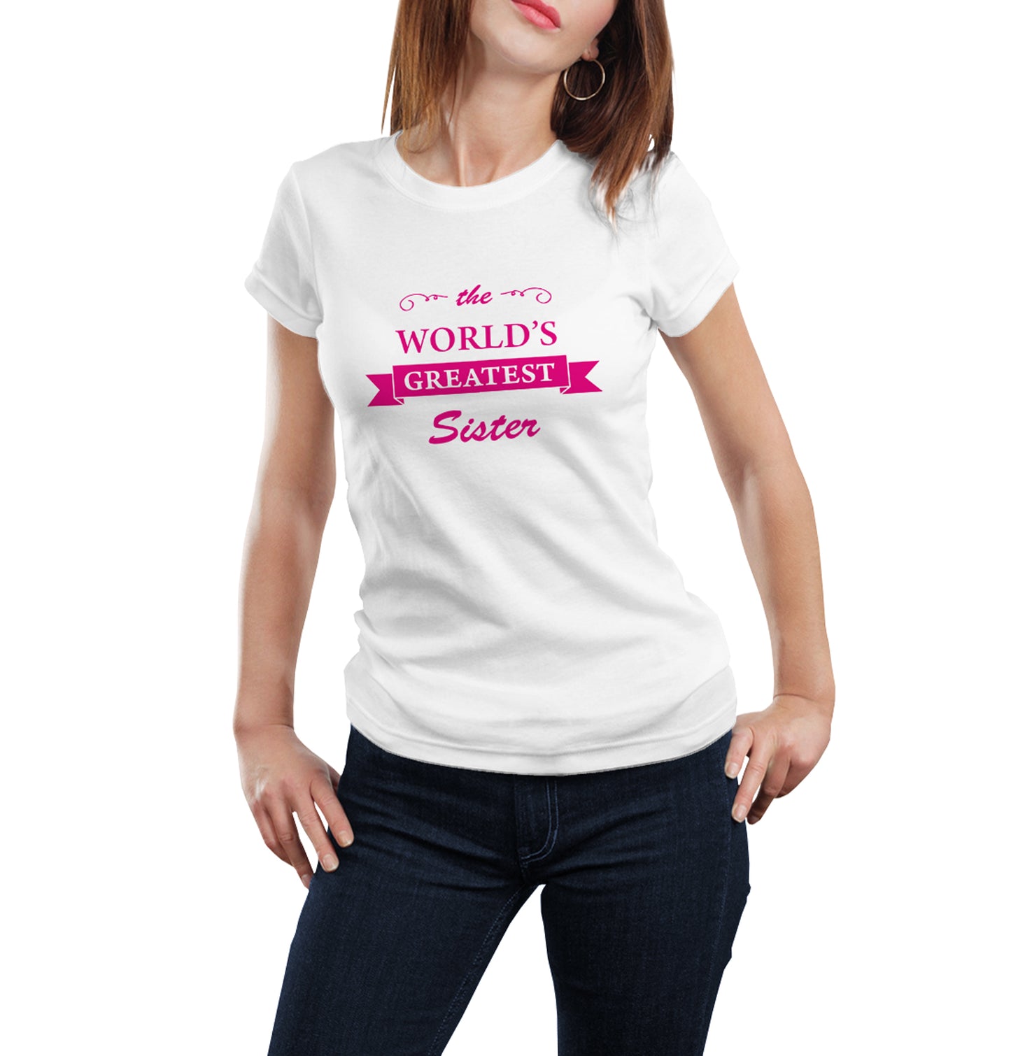 world's greatest brother-world's greatest sister matching Sibling t shirts - white