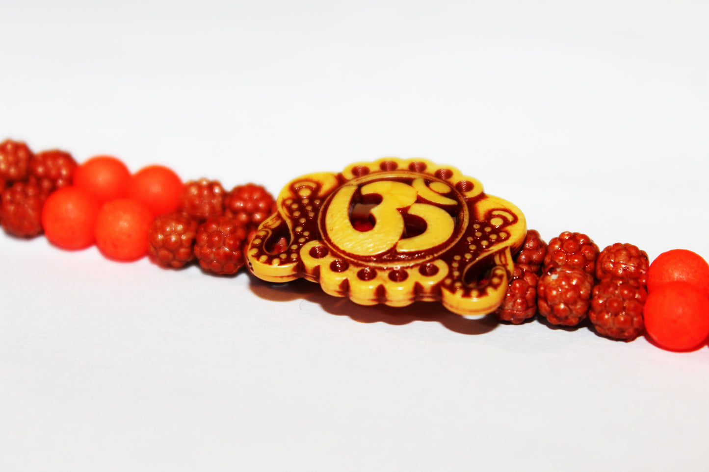 iberry's Rakhi Gift Pack with Set of one Rakhi, Greeting Card and Roli Chawal for Brother|Rakhi Combo with Branded Packaging-2424