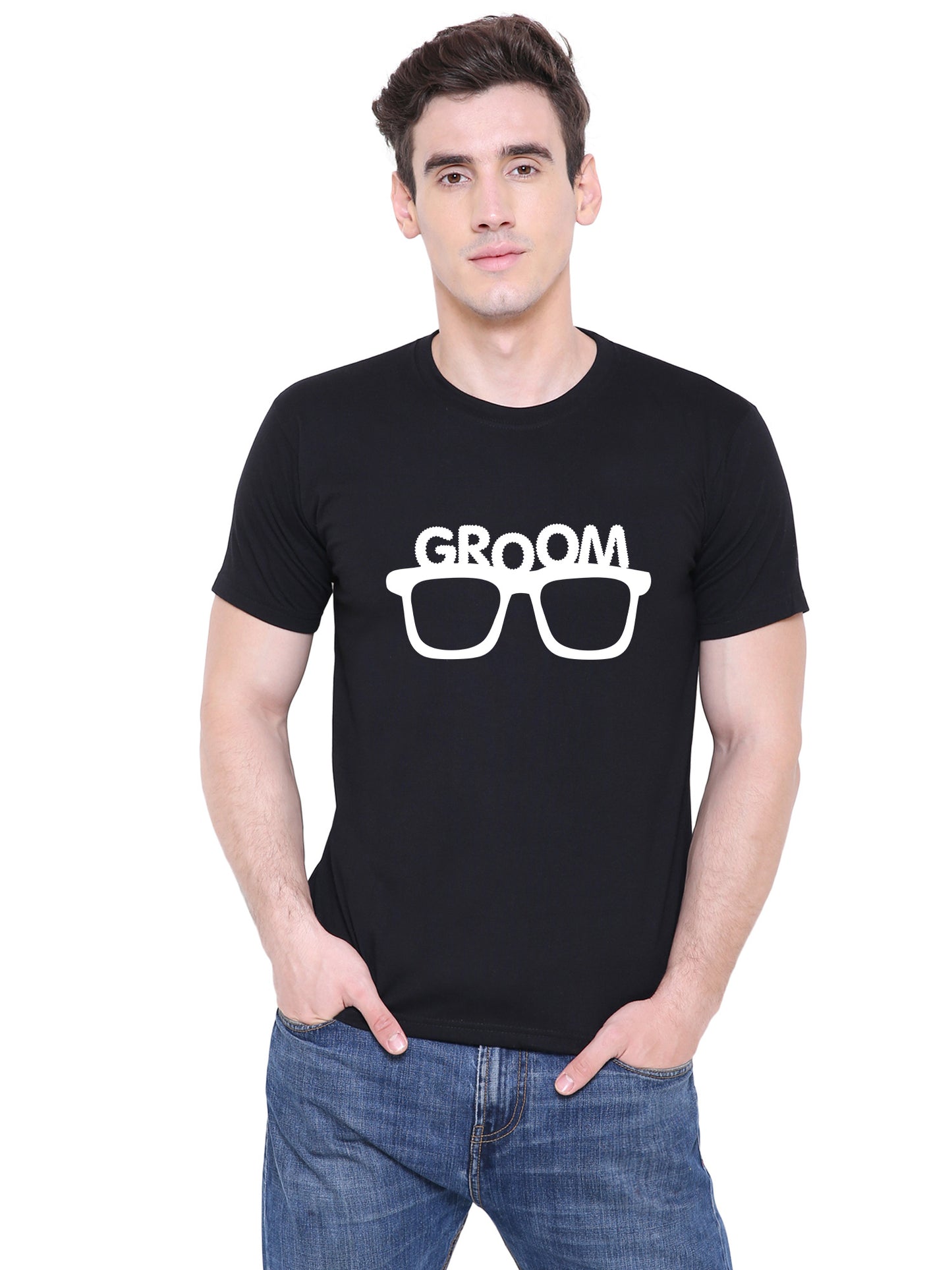 Bride Groom t shirt|wedding tshirts|Couple T shirts- Black