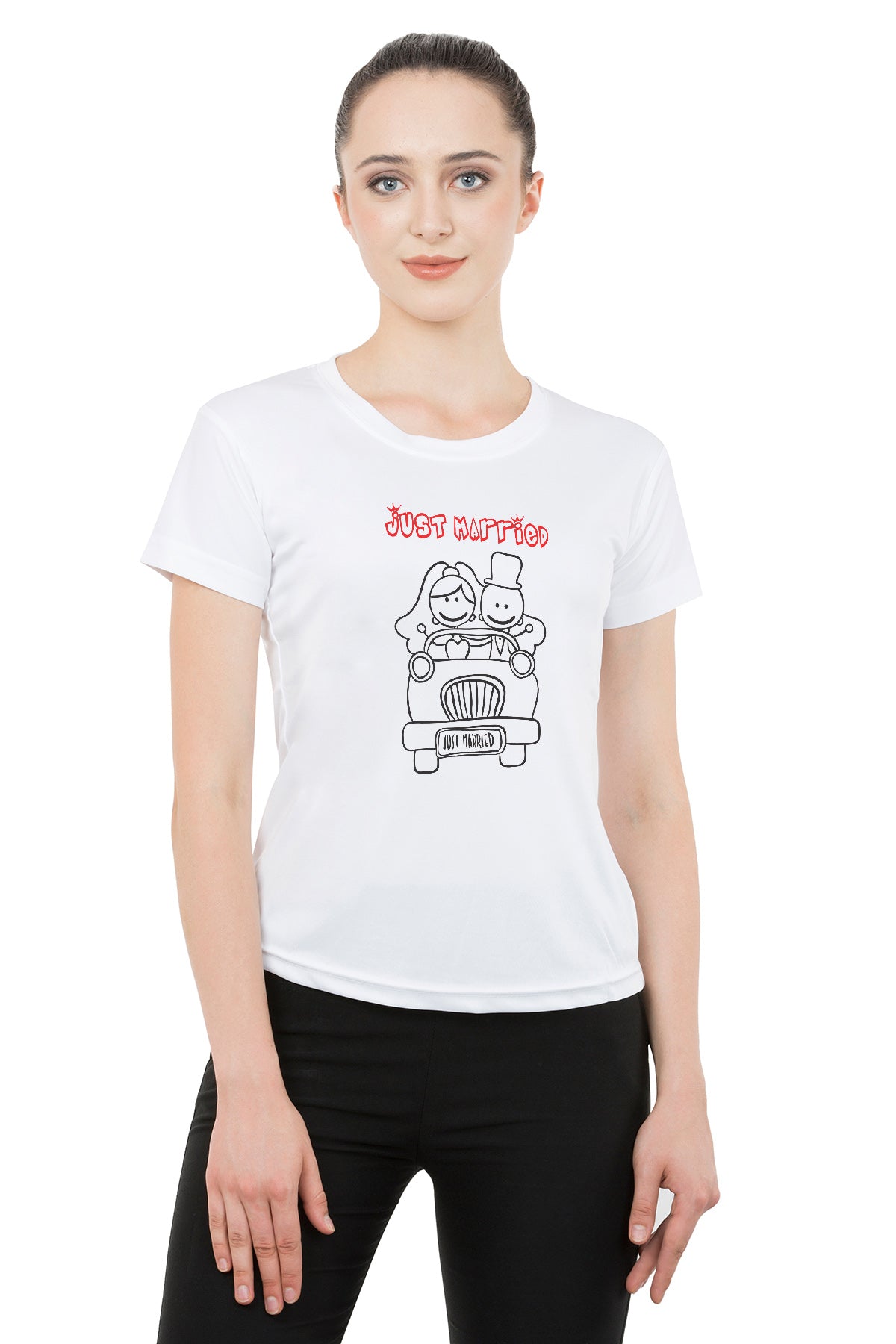 Bride Groom t shirt|wedding tshirts|Couple t shirts Just married- White 13