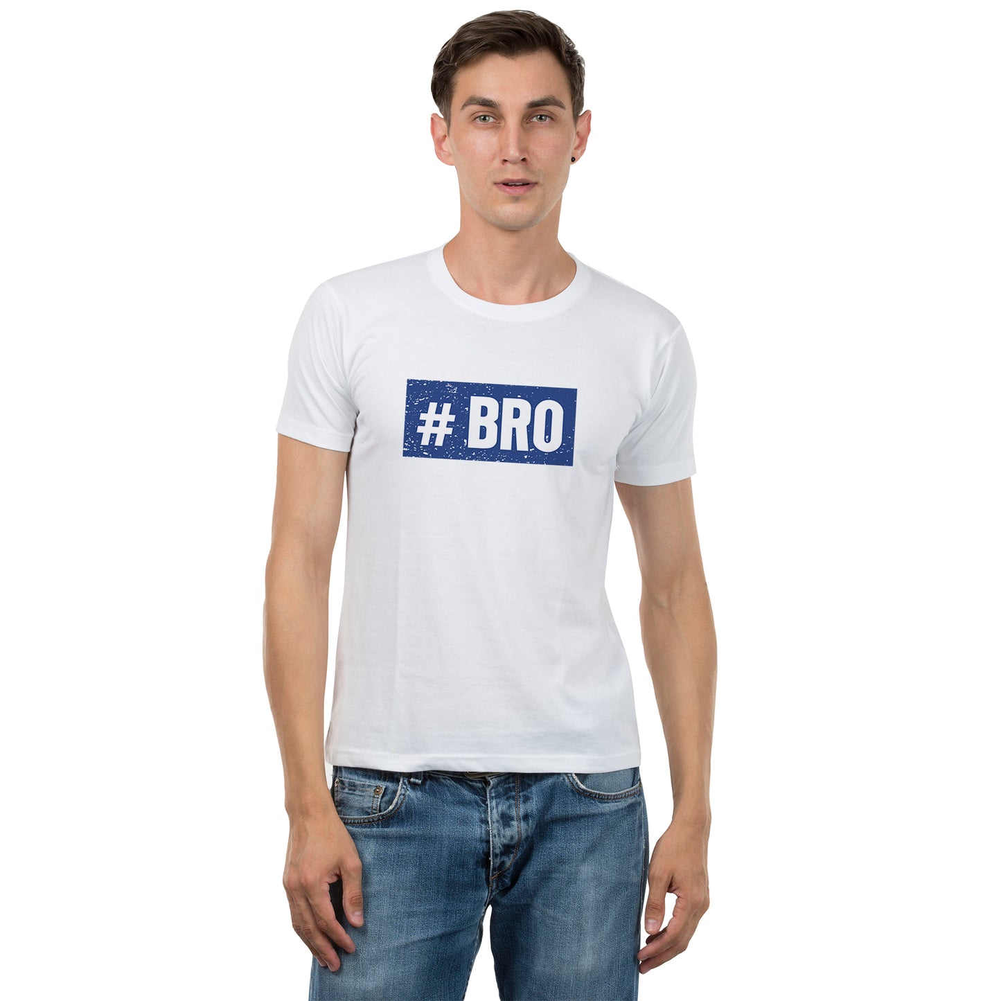 Bro-Sis matching Sibling t shirts - white