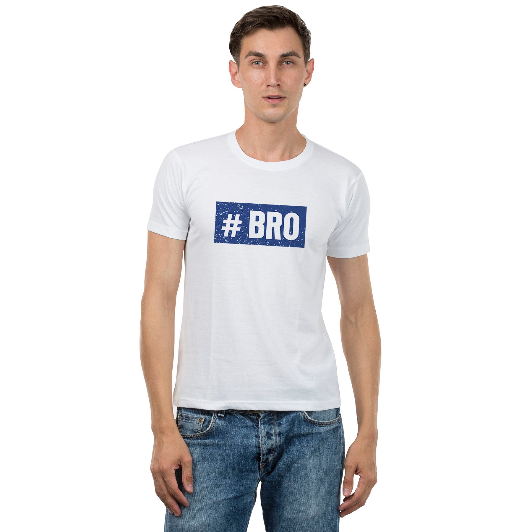 Bro-Sis matching Sibling t shirts - white