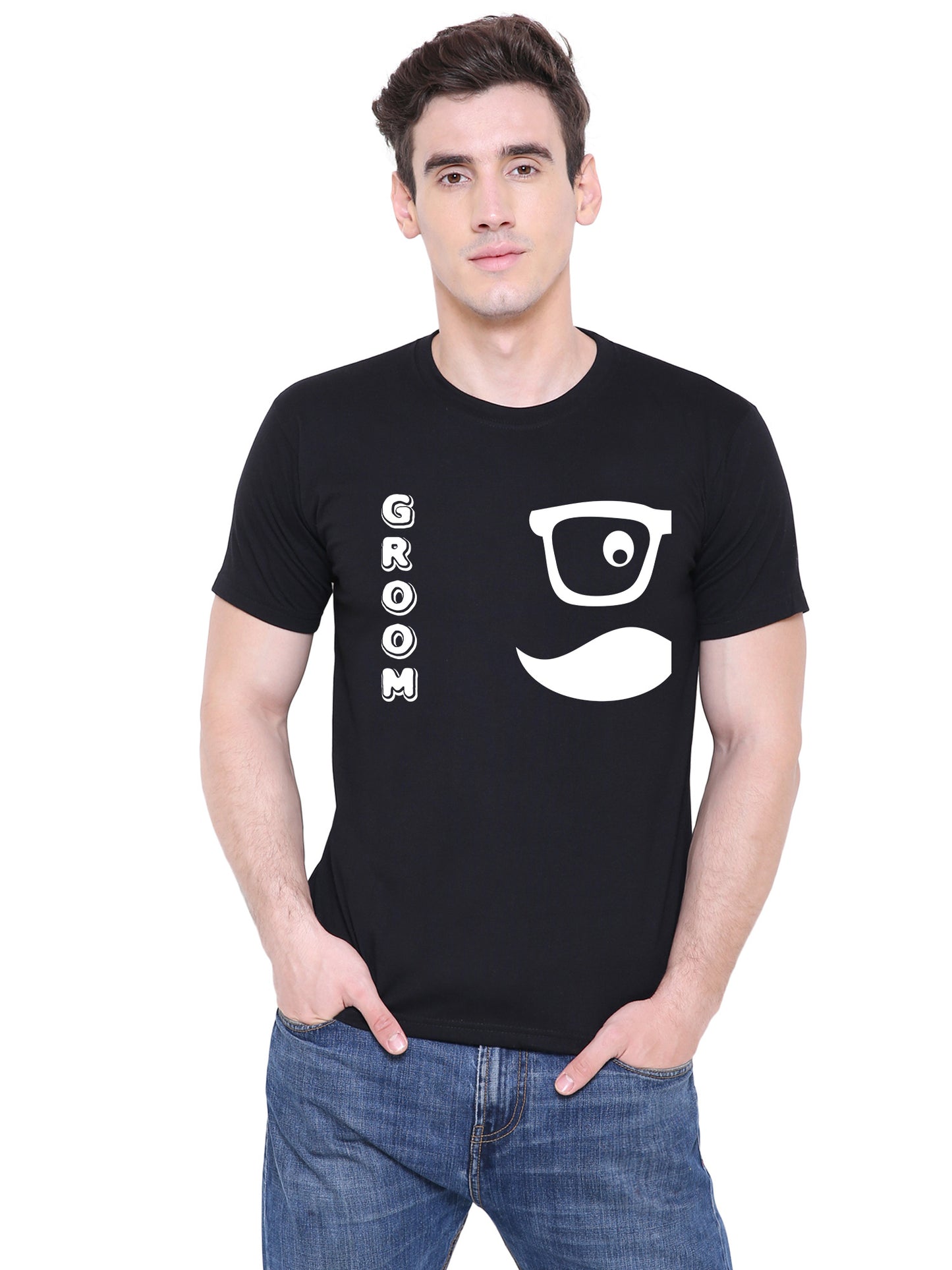 Bride Groom t shirt|wedding tshirts|Couple T shirts- Black