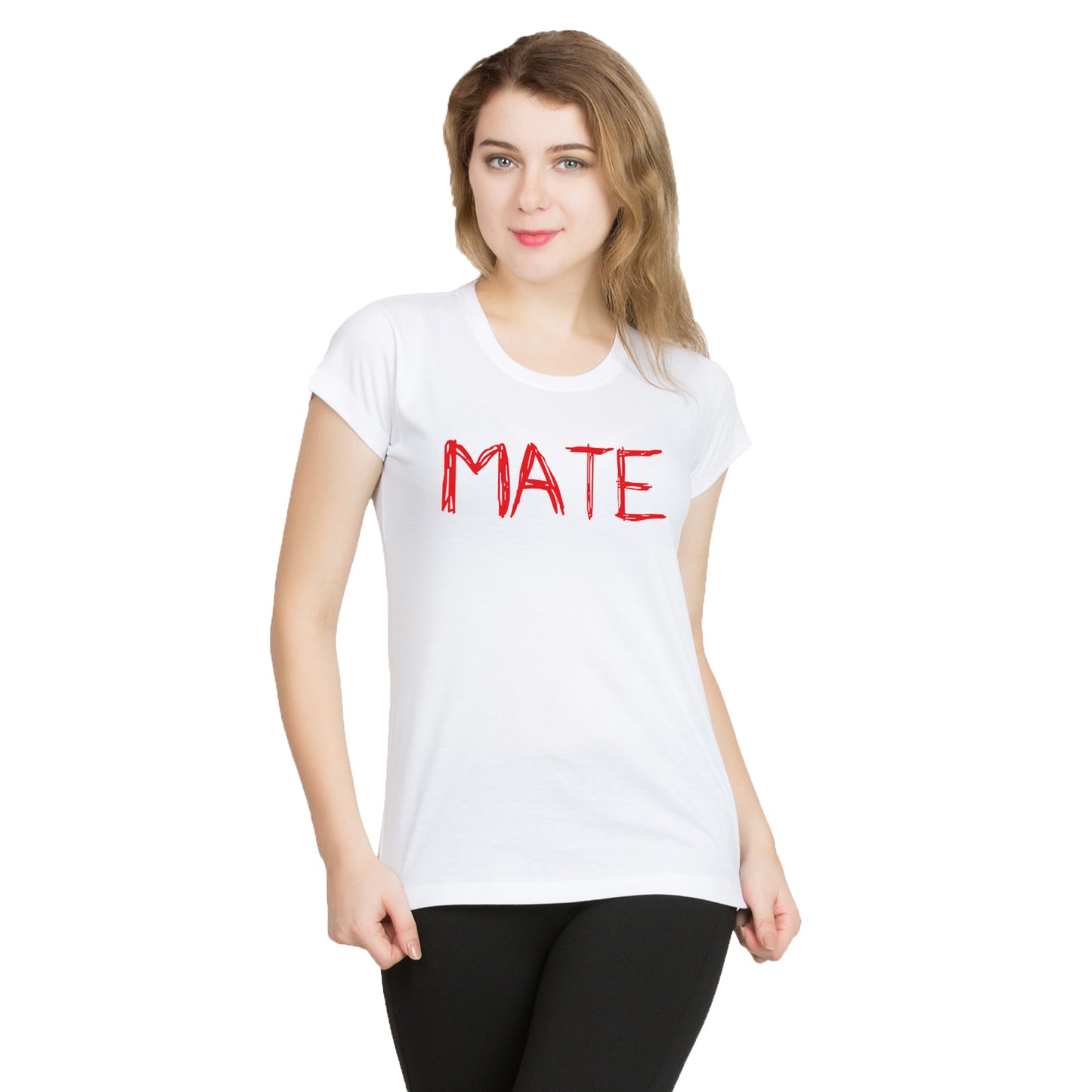 Soul Mate matching Couple T shirts- White
