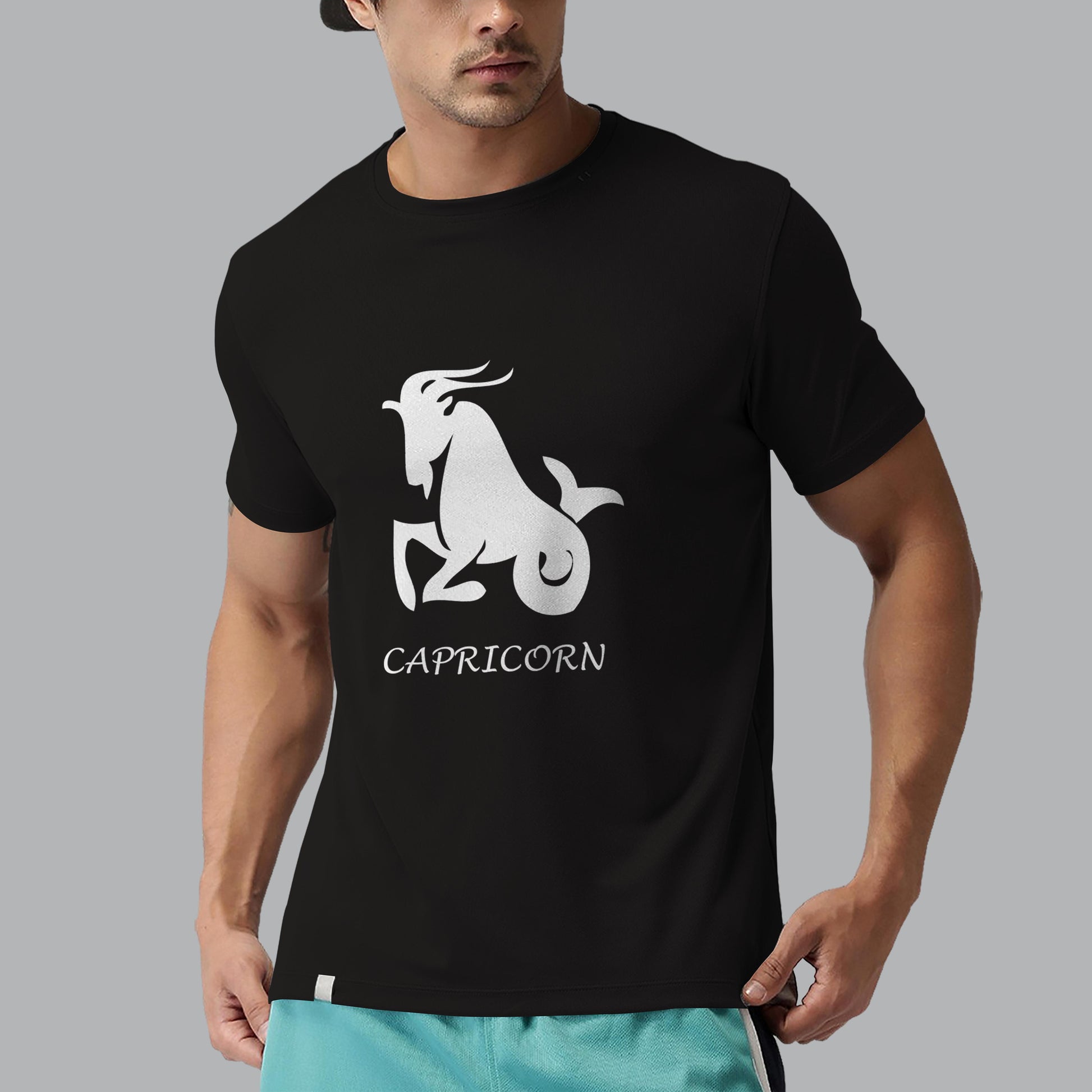 Capricorn zodiac sign tshirt, Personality tshirt, Astrology tshirt- Black