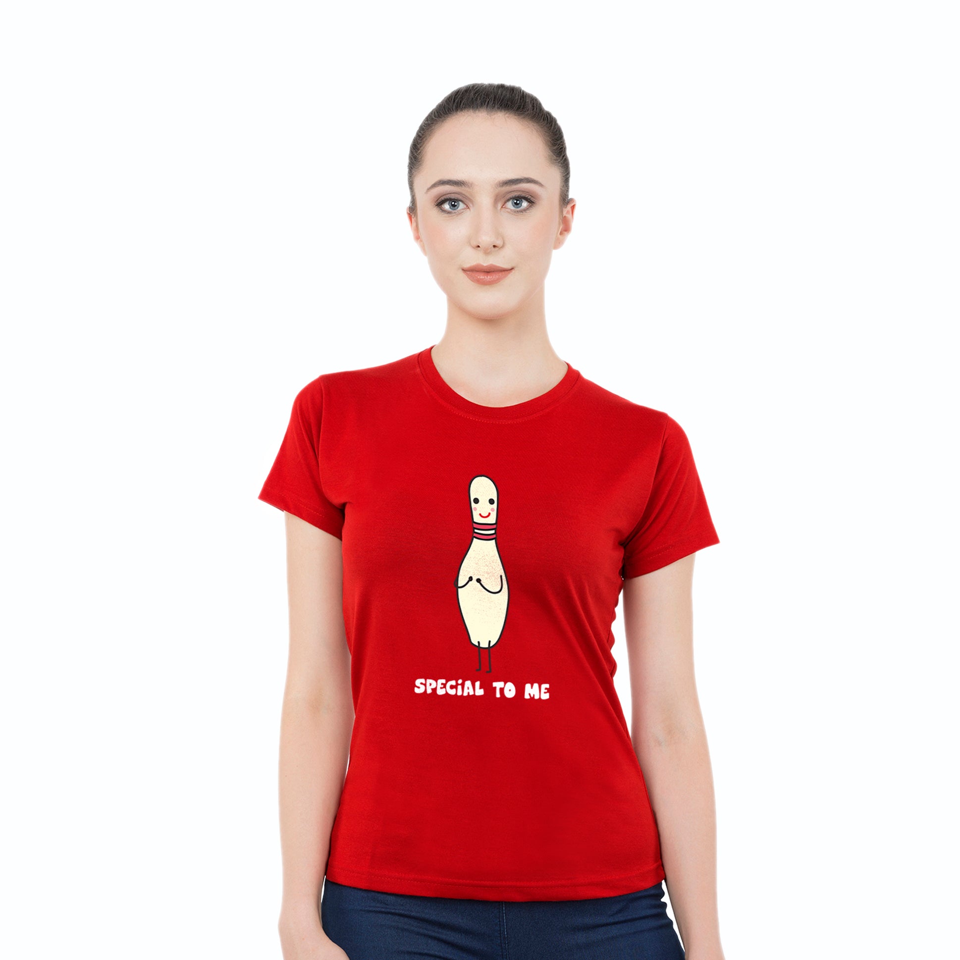 Truly Special matching Couple T shirts- Red