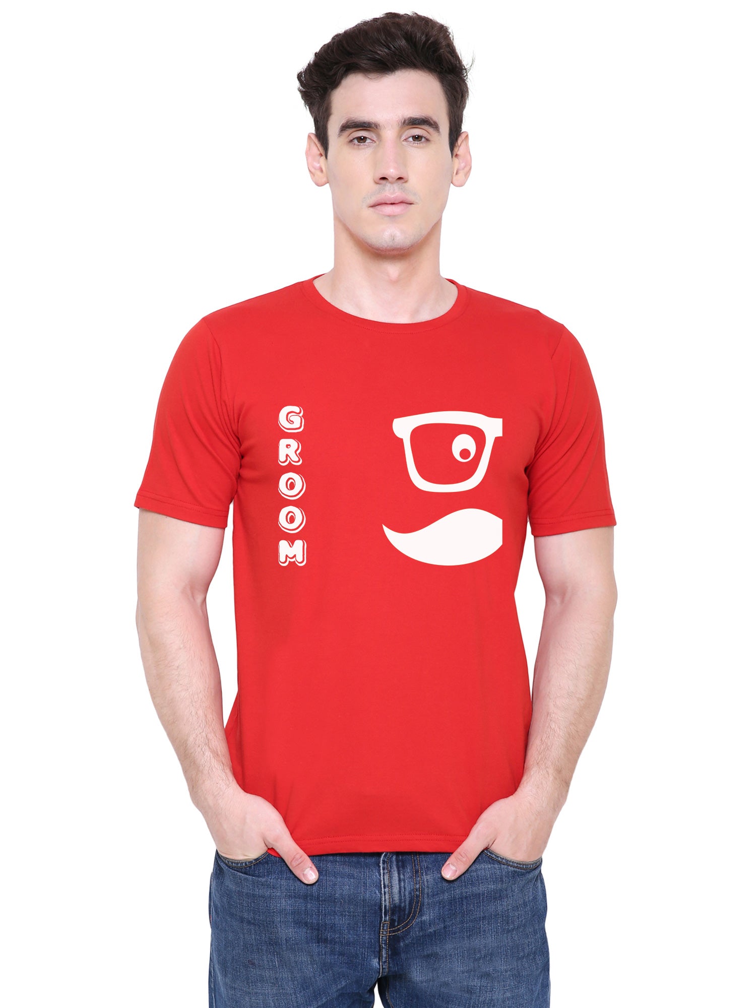Bride Groom t shirt|wedding tshirts|Couple T shirts- Red