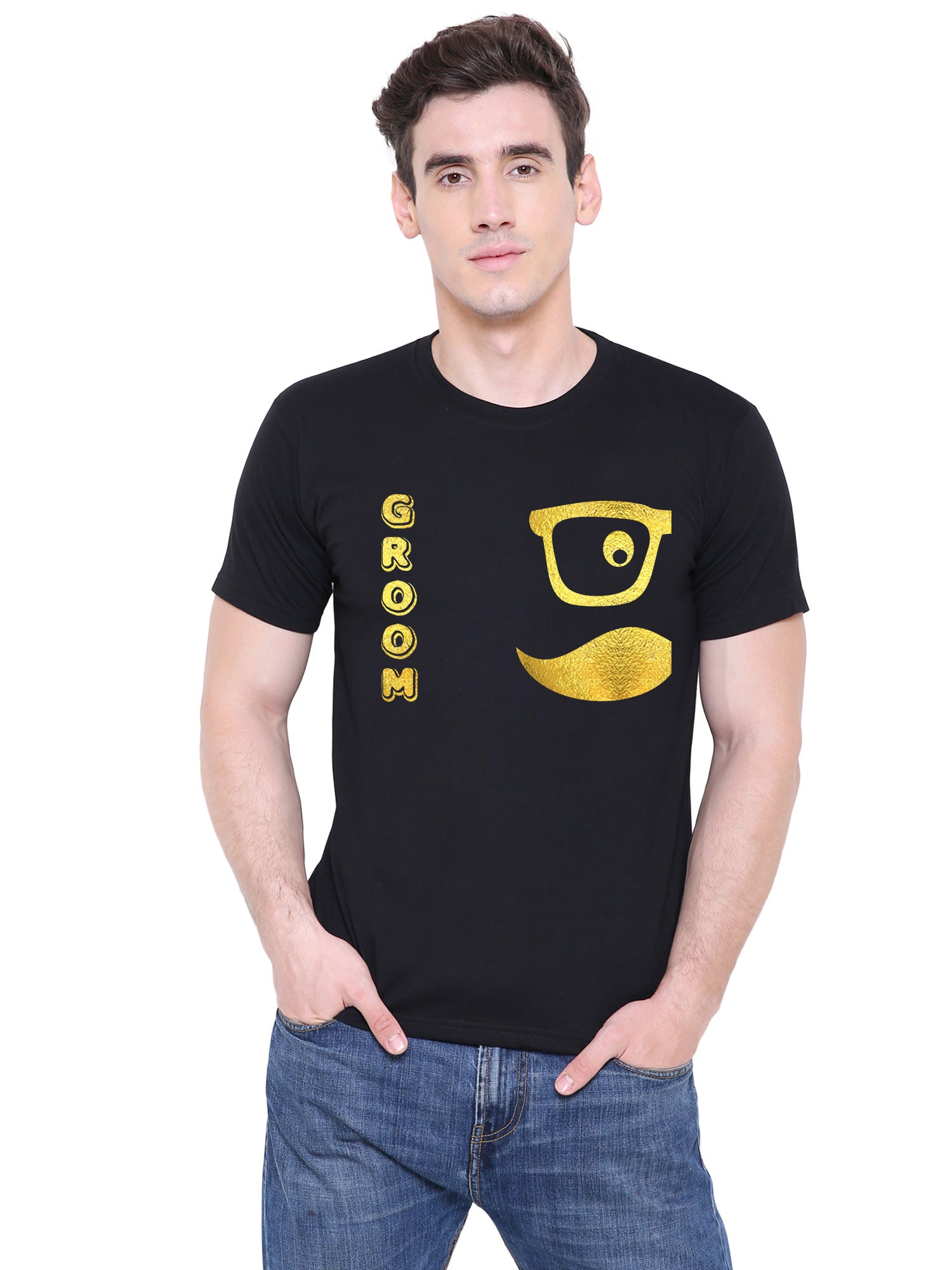 Bride Groom t shirt|wedding tshirts|Couple T shirts- Blackgold