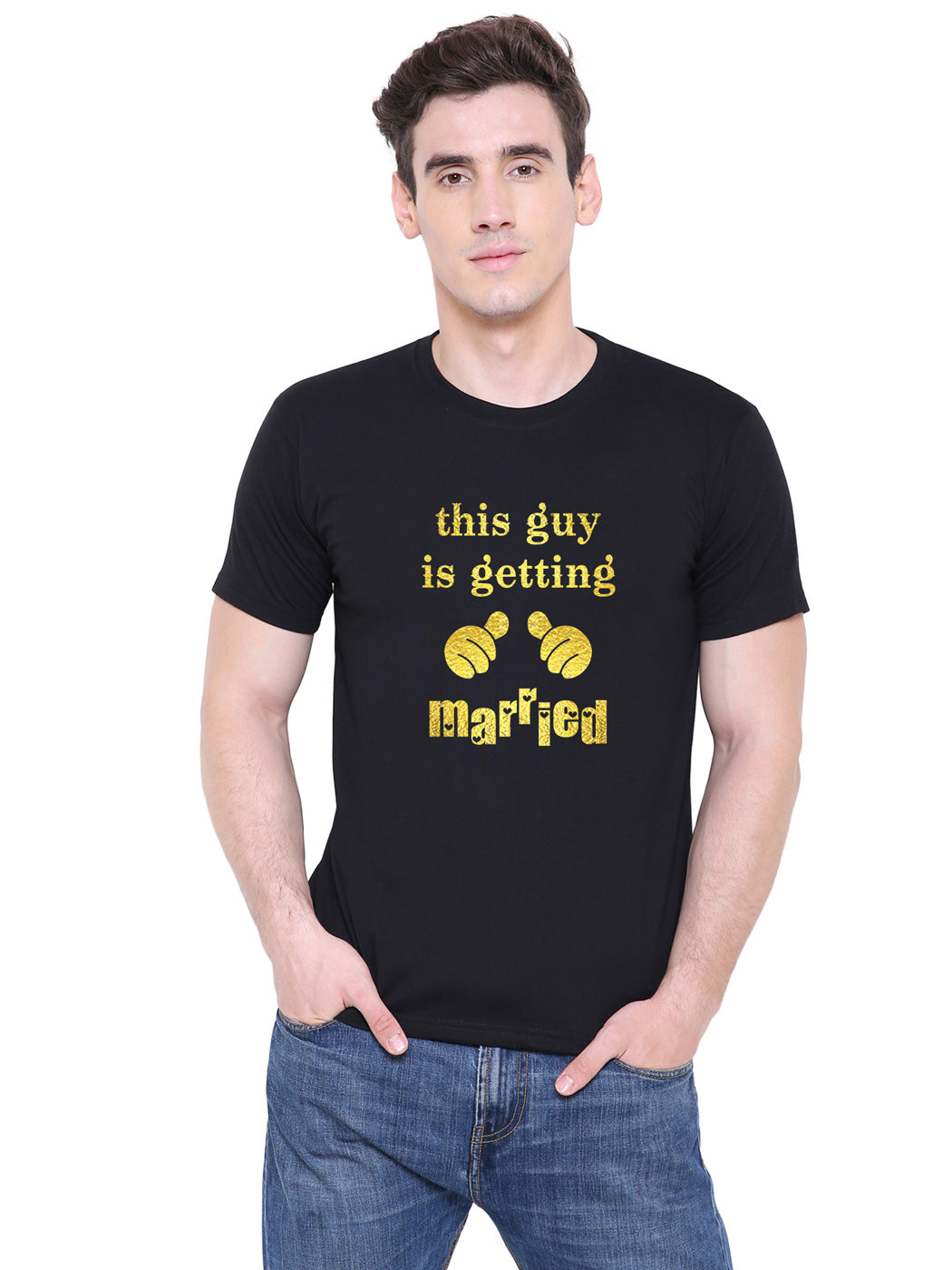 Bride Groom t shirt|wedding tshirts|Couple T shirts- Blackgold 15