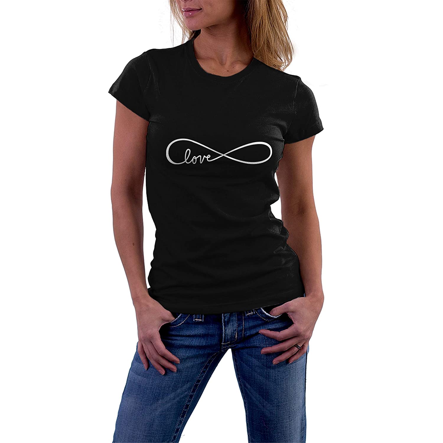 Love Quote matching Couple T shirts- Black