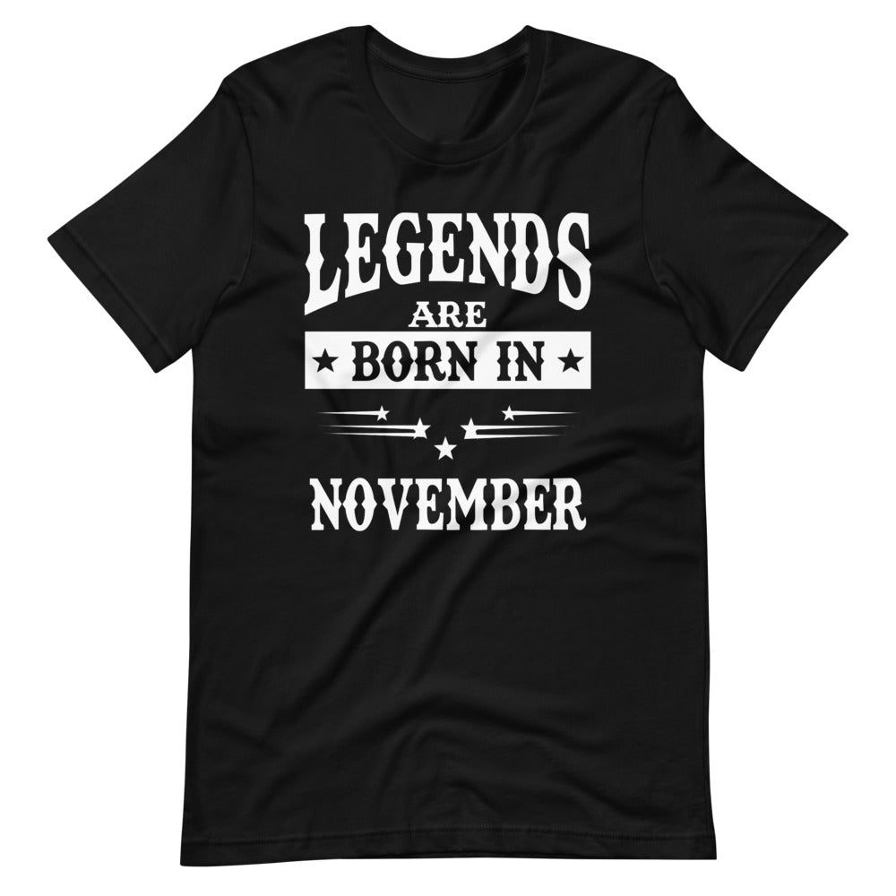 iberry's Birthday month T Shirt for Men |November Birthday Month Tshirt | Half Sleeve T-Shirt | Round Neck T Shirt |Cotton T-Shirt for Men- (11)