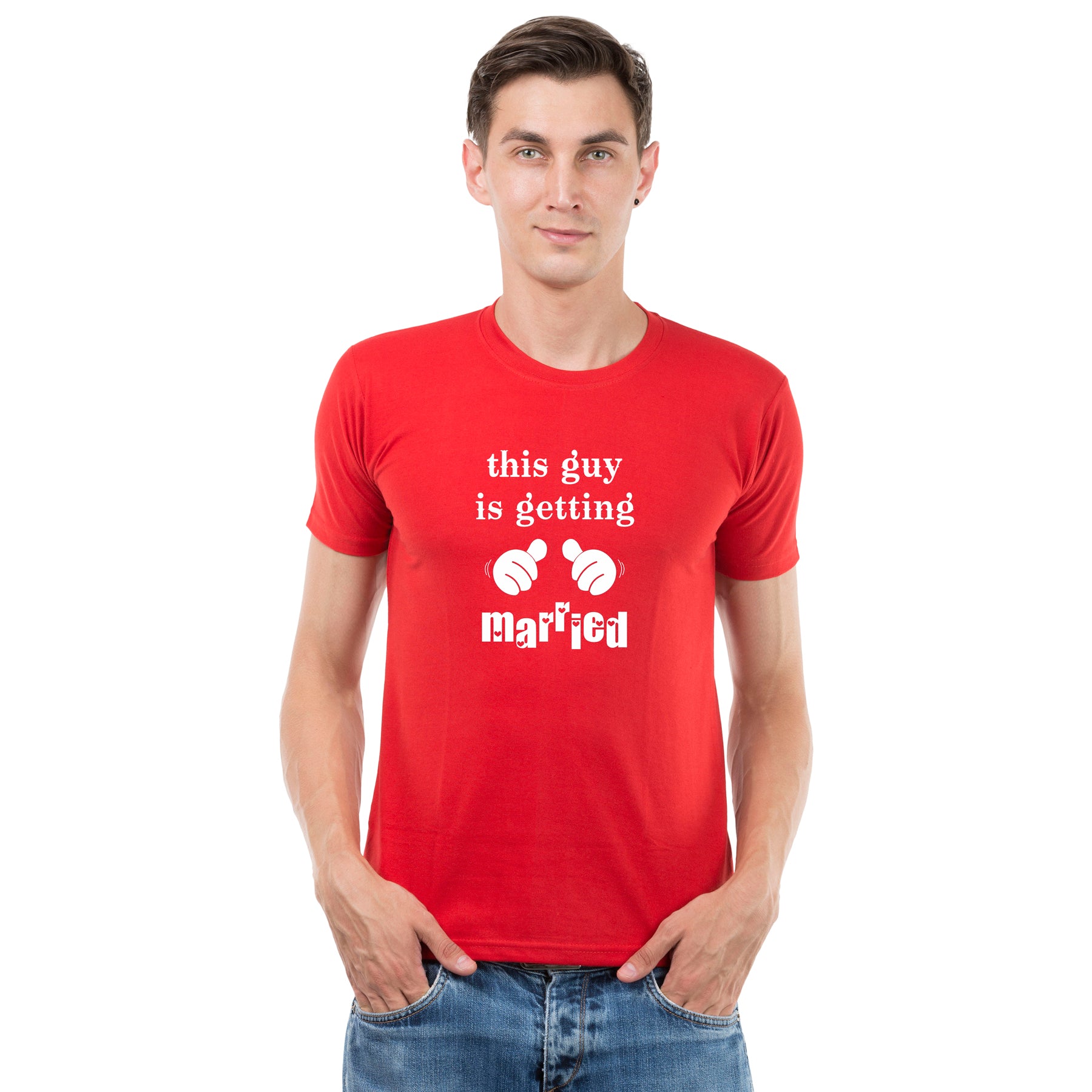 Bride Groom t shirt|wedding tshirts|Couple T shirts- Red 15