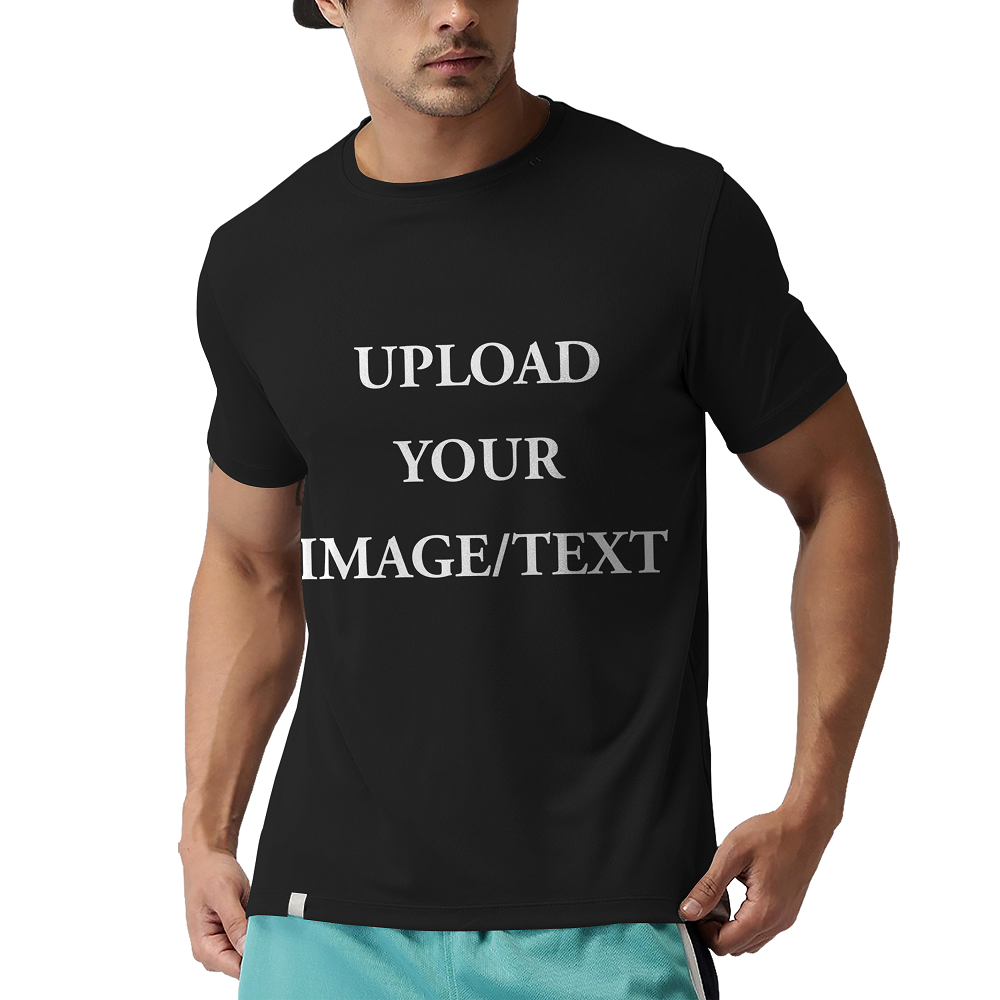 Personalized Cotton Printed T shirts for Men | Customized Round Neck Tshirt for Men-01