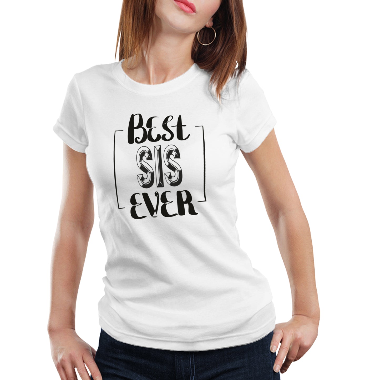 Best bro ever-Best sis ever matching Sibling t shirts - white