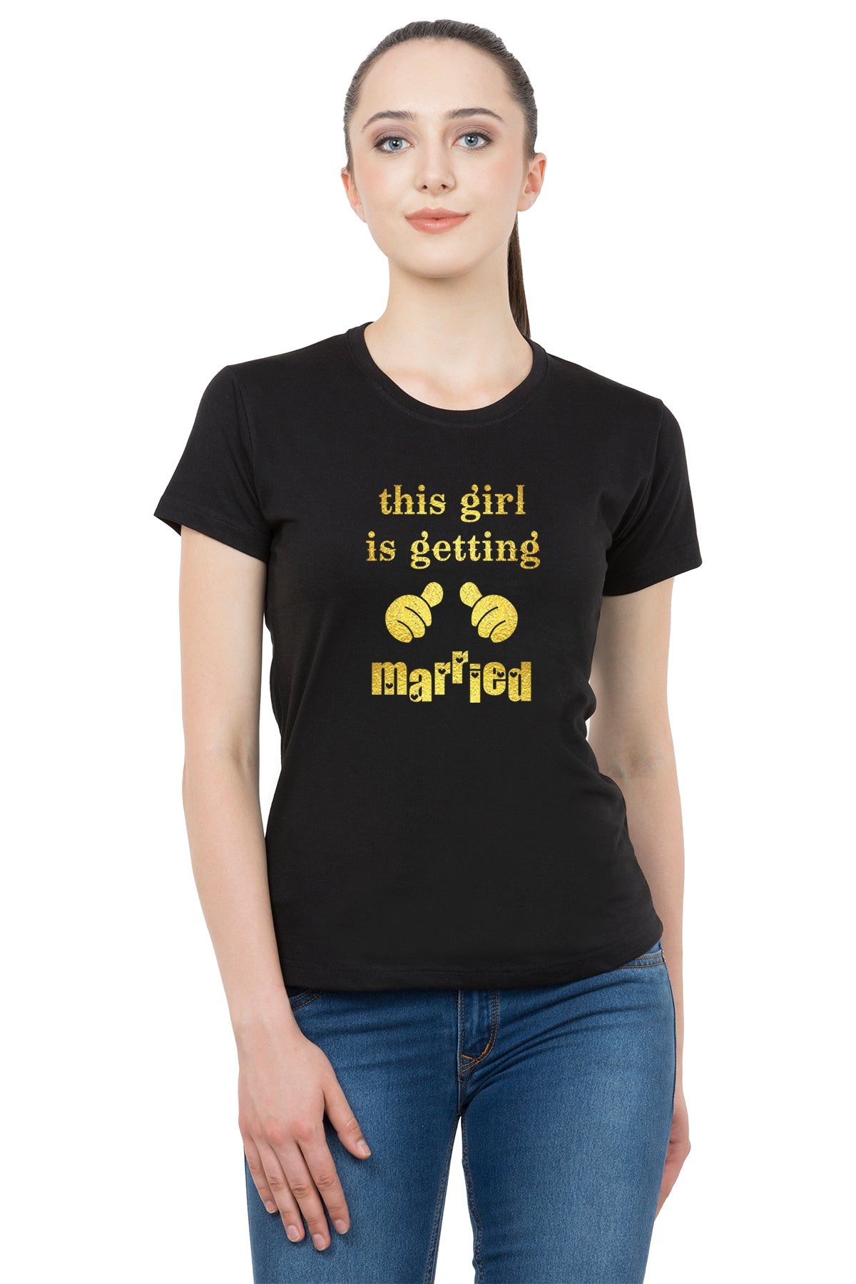 Bride Groom t shirt|wedding tshirts|Couple T shirts- Blackgold 15